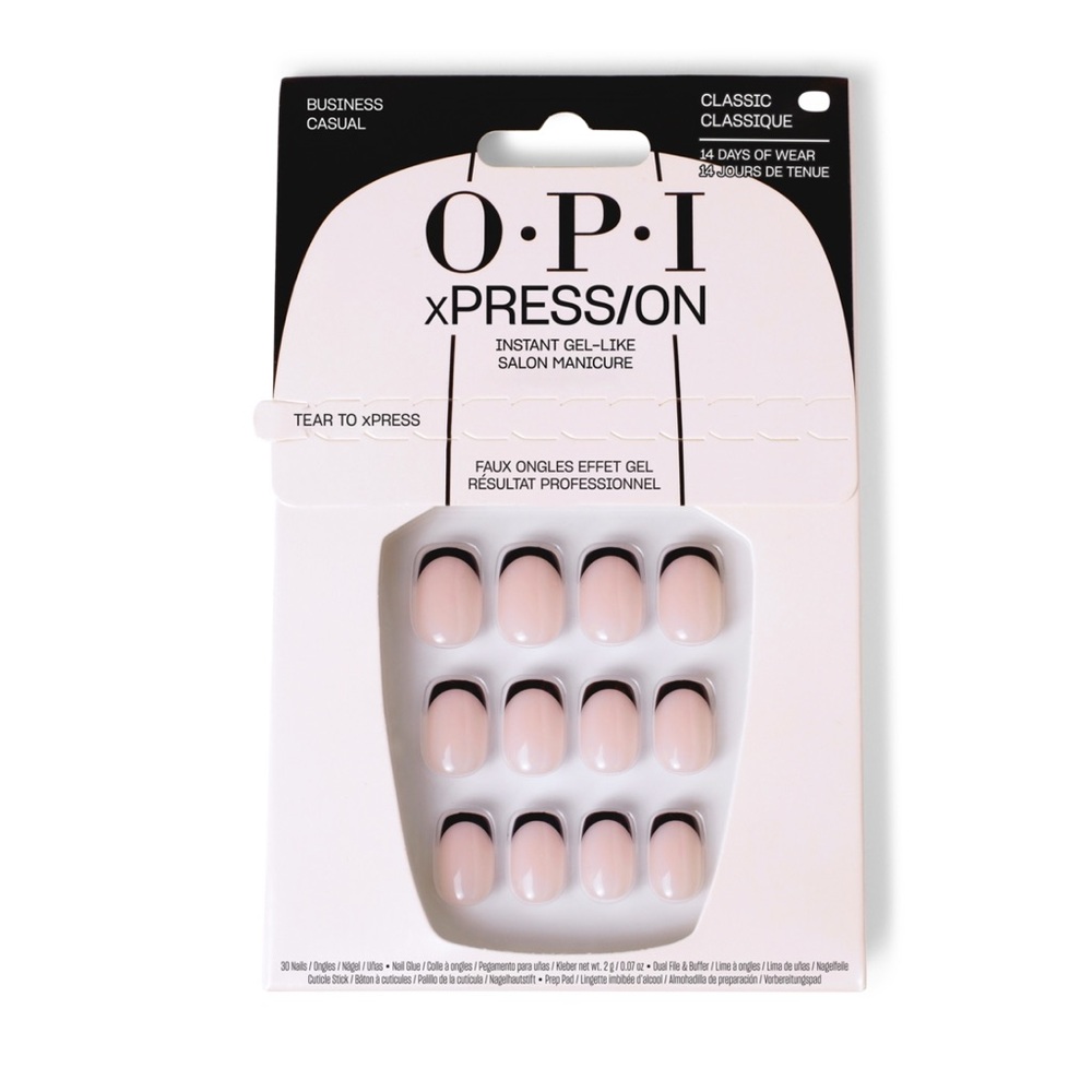 OPI xPRESS/ON Soft Pink Gel-Like Press On in Business Casual